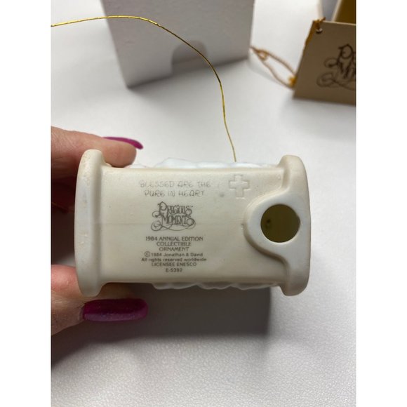 Precious Moments Blessed Are The Pure In Heart Special 1984 Issue.E-5392 - Picture 7 of 7